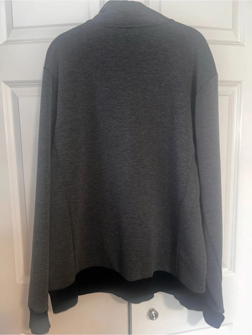 Banana Republic Men's Charcoal Gray Lightweight Full-Zip Jacket